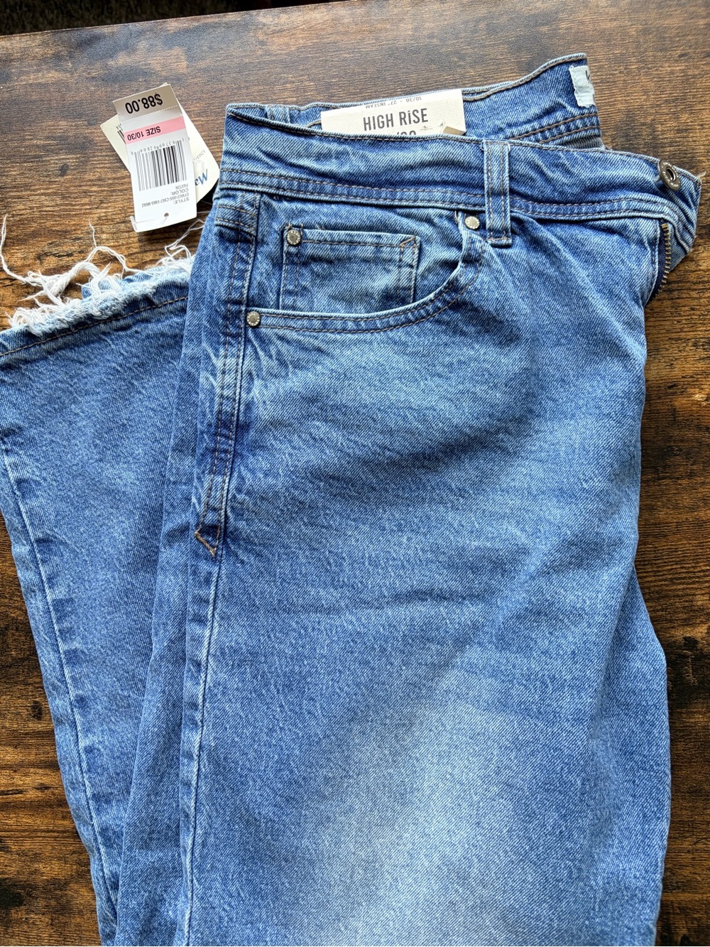 Kensie NWT High-Rise Straight-Leg Jeans | The Mila | Size 10/30 - Picture 5 of 6